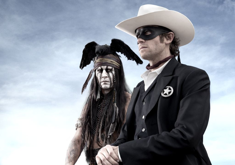 Illustration for article titled Our first look at Johnny Depp as Tonto in The Lone Ranger